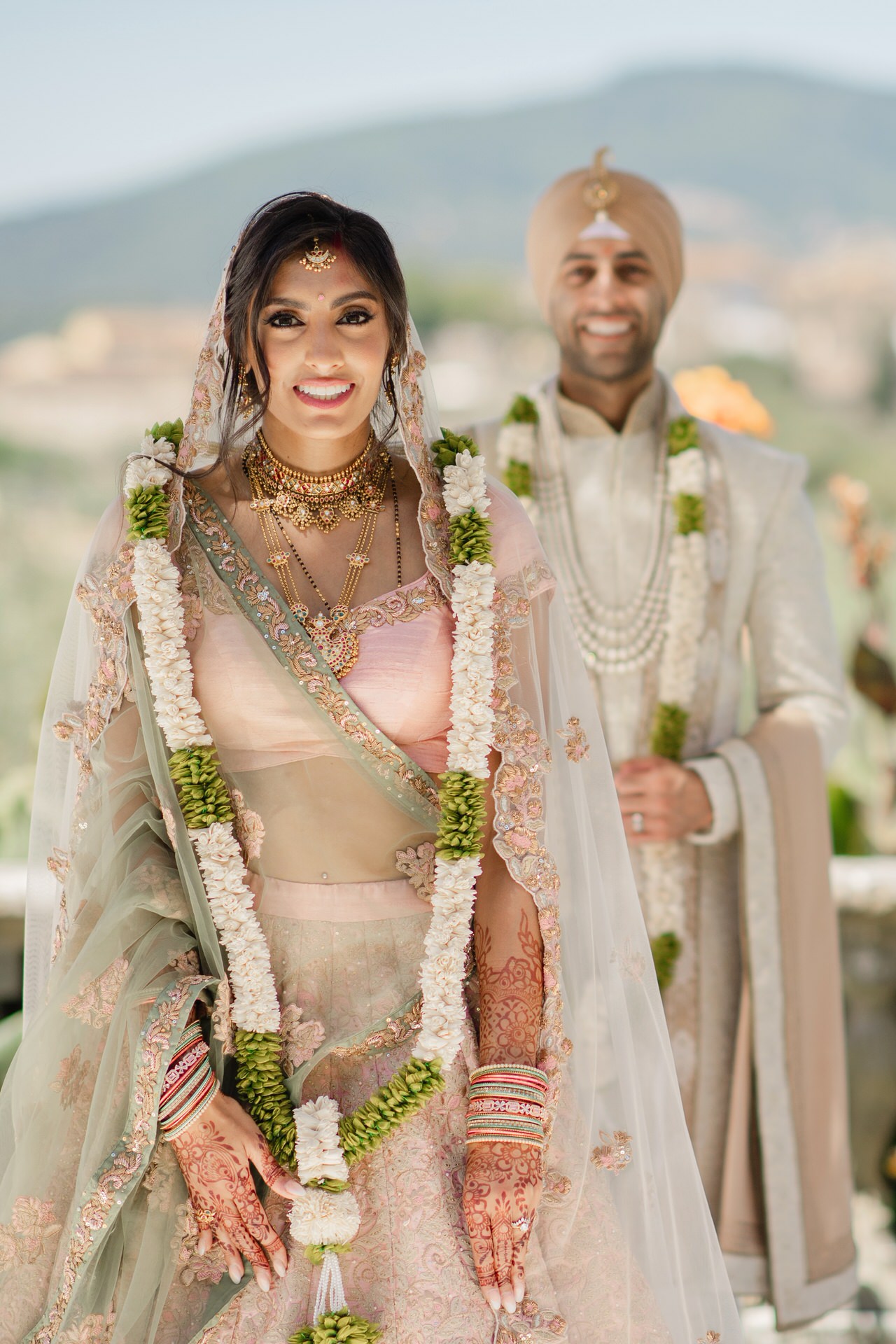 luxury indian wedding in tuscany